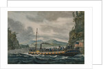 Steamboat Travel on the Hudson River, 1811-ca.1813 by Pavel Petrovic Svin'in
