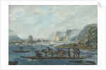 A Ferry Scene on the Susquehanna at Wright's Ferry, near Havre de Grace, 1811-ca. 1813 by Pavel Petrovic Svin'in