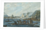 A Ferry Scene on the Susquehanna at Wright's Ferry, near Havre de Grace, 1811-ca. 1813 by Pavel Petrovic Svin'in