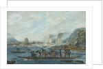 A Ferry Scene on the Susquehanna at Wright's Ferry, near Havre de Grace, 1811-ca. 1813 by Pavel Petrovic Svin'in
