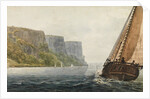 The Packet 'Mohawk of Albany' Passing the Palisades, 1811-ca. 1813 by Pavel Petrovic Svin'in