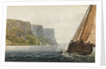 The Packet 'Mohawk of Albany' Passing the Palisades, 1811-ca. 1813 by Pavel Petrovic Svin'in