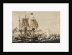 Replenishing the Ship's Larder with Codfish off the Newfoundland Coast, 1811-ca. 1813 by Pavel Petrovic Svin'in