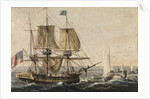 Replenishing the Ship's Larder with Codfish off the Newfoundland Coast, 1811-ca. 1813 by Pavel Petrovic Svin'in