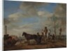 A Man and a Woman on Horseback, ca. 1653-54 by Philips Wouwerman