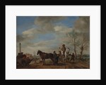 A Man and a Woman on Horseback, ca. 1653-54 by Philips Wouwerman