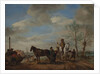 A Man and a Woman on Horseback, ca. 1653-54 by Philips Wouwerman
