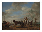A Man and a Woman on Horseback, ca. 1653-54 by Philips Wouwerman