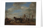 A Man and a Woman on Horseback, ca. 1653-54 by Philips Wouwerman