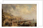 Landing the Shore End of the Atlantic Cable, 1866 by Robert Charles Dudley