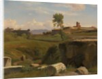 View on the Aventine Hill, Rome by Romain-Etienne-Gabriel Prieur