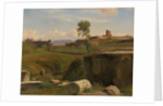 View on the Aventine Hill, Rome by Romain-Etienne-Gabriel Prieur