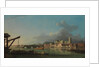 The Building of Westminster Bridge by Samuel Scott