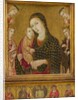 Madonna and child with the Dead Christ, Saints Agnes and Catherine of Alexandria…ca. 1470-80 by Sano di Pietro