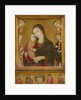 Madonna and child with the Dead Christ, Saints Agnes and Catherine of Alexandria…ca. 1470-80 by Sano di Pietro