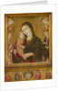Madonna and child with the Dead Christ, Saints Agnes and Catherine of Alexandria…ca. 1470-80 by Sano di Pietro