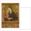 Madonna and child with the Dead Christ, Saints Agnes and Catherine of Alexandria…ca. 1470-80 by Sano di Pietro