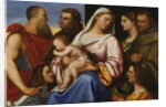 Madonna and Child with Saints and Donors by Sebastiano del Piombo