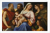 Madonna and Child with Saints and Donors by Sebastiano del Piombo