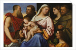 Madonna and Child with Saints and Donors by Sebastiano del Piombo