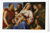 Madonna and Child with Saints and Donors by Sebastiano del Piombo