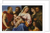 Madonna and Child with Saints and Donors by Sebastiano del Piombo