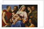 Madonna and Child with Saints and Donors by Sebastiano del Piombo