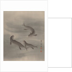 Otters Swimming, ca. 1890-92 by Seki Shuko