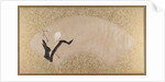 Egret on Tree Stump, late 19th century by Shibata Zeshin