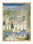 The Holy Virgins Greeted by Christ as They Enter the Gates of Paradise, ca. 1467-70 by Simon Marmion