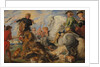 Copy after Rubens's 'Wolf and Fox Hunt', ca. 1824-26 by Edwin Henry Landseer