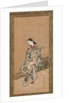 Woman on Veranda, ca. 1730 by Takizawa Shigenobu