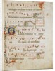 Manuscript Leaf with a female saint in an Initial G…, ca. 1330-40 by Illustratore