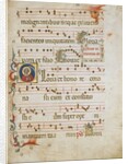 Manuscript Leaf with a female saint in an Initial G…, ca. 1330-40 by Illustratore