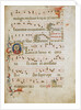 Manuscript Leaf with a female saint in an Initial G…, ca. 1330-40 by Illustratore