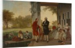 Washington and Lafayette at Mount Vernon, 1784, 1859 by Thomas Pritchard Rossiter
