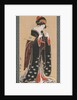 Woman with Battledore and Shuttlecock, 1815-20 by Torii Kiyotomo