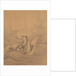 Sage Floating on Lotus Leaf by Unknown