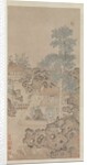 Playing the zither for a crane, mid-16th century by Unknown
