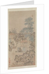 Playing the zither for a crane, mid-16th century by Unknown