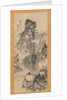 On a Rustic Bridge, Carrying a Zither, 1814 by Uragami Gyokudo