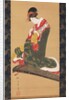 Woman Putting on Finger Plectrums to Play the Koto, early 19th century by Utagawa Toyohiro