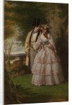 The Two Central Figures in 'Derby Day', 1860 by William Powell Frith
