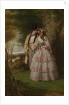 The Two Central Figures in 'Derby Day', 1860 by William Powell Frith
