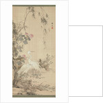 Egrets, Peonies, and Willows, early 19th century by Yamamoto Baiitsu