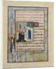 Manuscript Leaf with the Holy Communion, from a Book of Hours, ca. 1500 by Unknown
