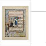 Manuscript Leaf with the Holy Communion, from a Book of Hours, ca. 1500 by Unknown