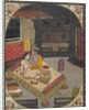 Radha and Krishna on a Bed at Night, ca. 1830 by Unknown