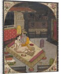 Radha and Krishna on a Bed at Night, ca. 1830 by Unknown