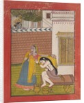Krishna Spying on Radha, ca. 1780-90 by Unknown
